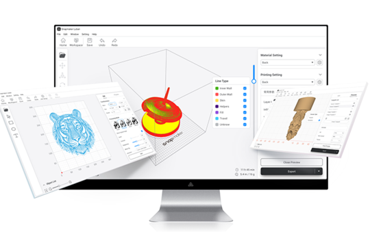 Imprimantes 3D modulaires 3-en-1 Snapmaker 2.0 A150