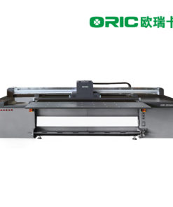OR-2500H 2.5m UV Roll To Roll et imprimante hybride tout-en-un avec 3-12pcs Ricoh Heads