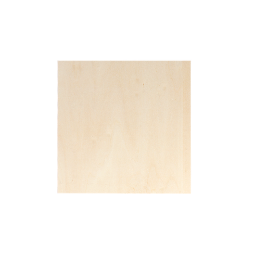 Feuille de Basswood(carrés de bois) 80 x80 x 1,5 mm pour Snapmaker Original (10-Pieces)