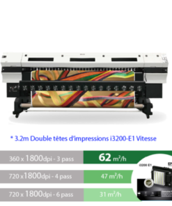 OR-BE32S4 Imprimante ECO SOL à solvant écologique 3.2m avec double têtes I3200-E1