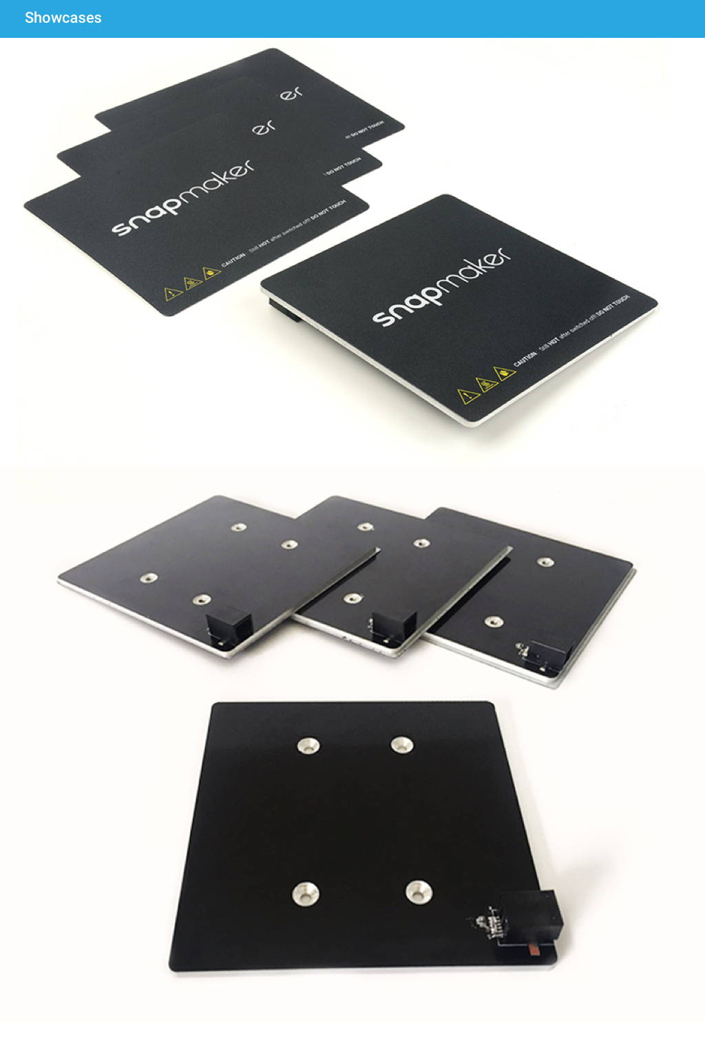 Lit chauffant avec autocollants pour Snapmaker Original (3 Pcs)