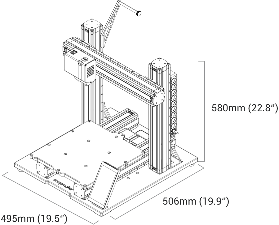 Imprimantes 3D modulaires 3-en-1 Snapmaker 2.0 A350