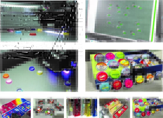 Imprimante à plat UV à jet d'encre numérique à positionnement visuel AI AJ-9060X4