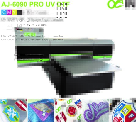 Imprimante à plat à transfert thermique silicone AJ-6090 PRO UV DTF