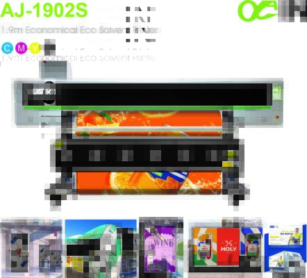 Imprimante éco-solvant économique AJ-1902S 1,9 m
