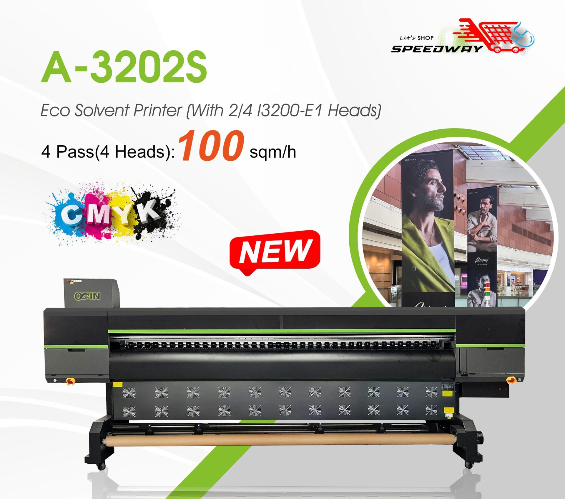 3202s Imprimante à solvant écologique A-3202S